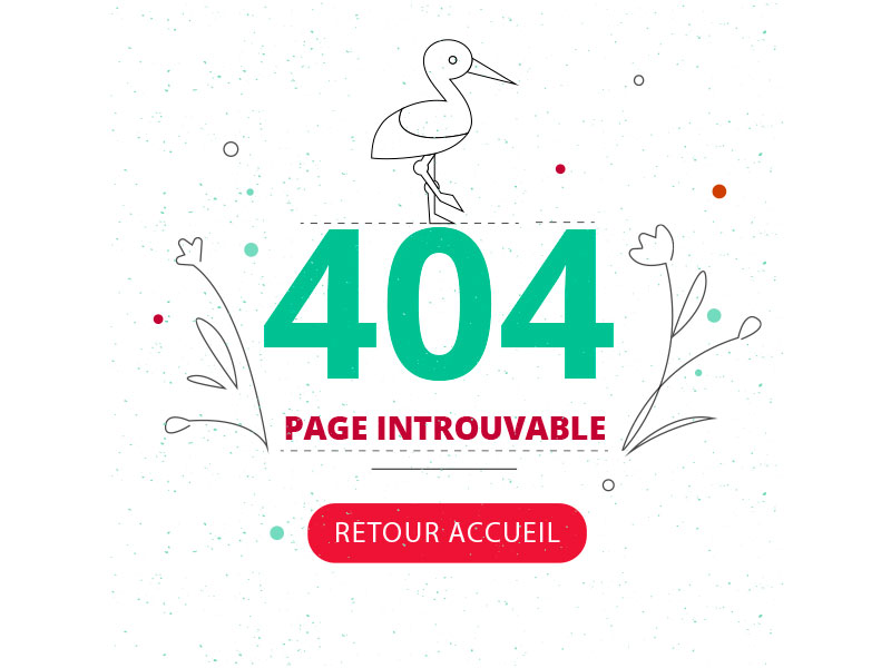 page introuvable 404